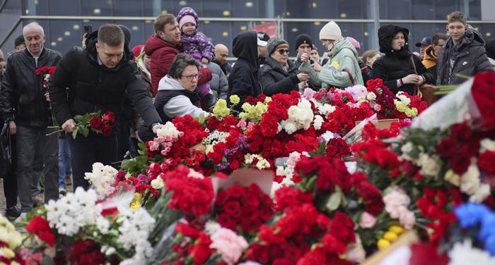 Lutto nazionale in Russia per l’attacco al teatro Crocus City Hall