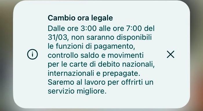 Cambio ora legale 2024, possibili disservizi