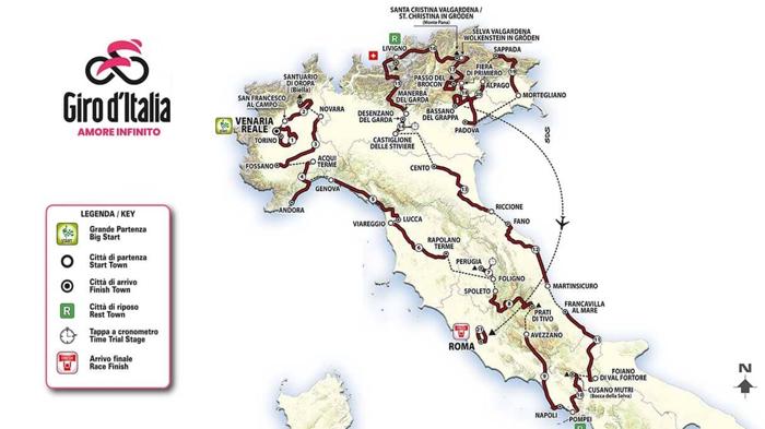 Giro d’Italia 2024: Il percorso e le tappe da non perdere