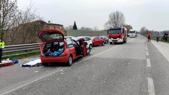 Grave incidente stradale sulla nuova strada del Santo