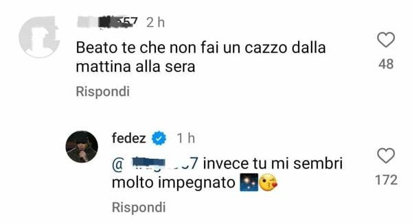 I commenti sotto al post di Fedez-2