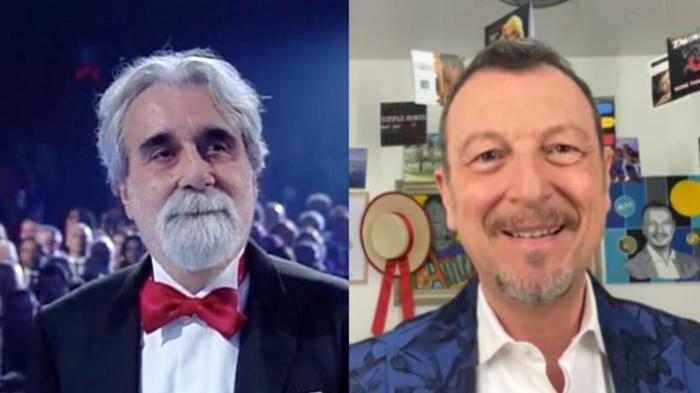 Amadeus lascia la Rai: il futuro al Nove e il sostegno di Peppe Vessicchio