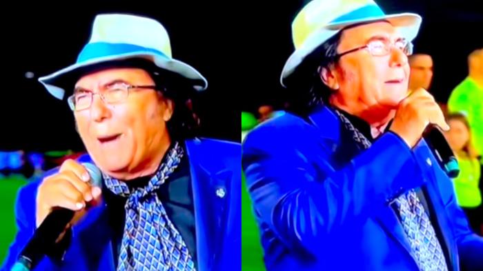 Al Bano canta l’Inno di Mameli allo Stadio Olimpico: critiche e determinazione