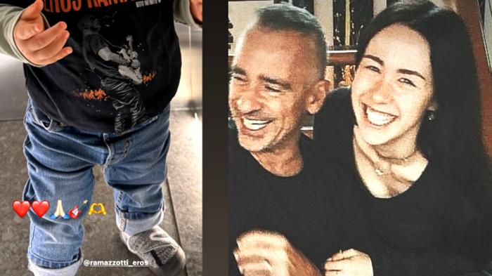 Eros Ramazzotti e il suo primo nipote Cesare: un legame speciale