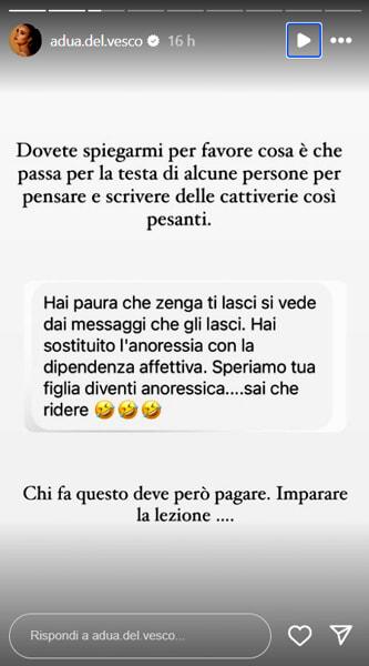 Il messaggio e lo sfogo di Rosalinda Cannavò-2