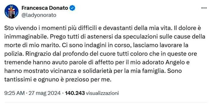 Il post di Francesca Donato