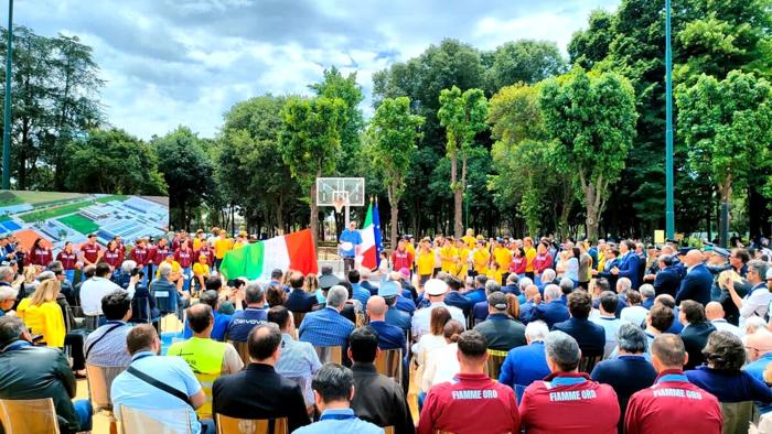 L'inaugurazione del centro sportivo a Caivano, foto NapoliToday