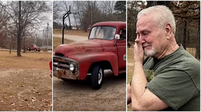 Il sorprendente restauro del pick-up rosso del nonno: una storia di legame e emozioni