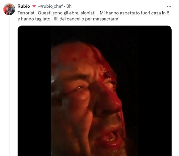 Rubio ha denunciato su X l'aggressione