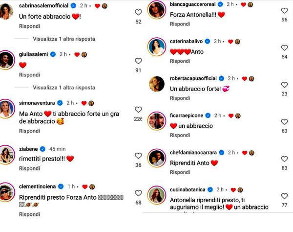 Cuori e sostegno per Antonella Clerici nei commenti sotto al suo post-2