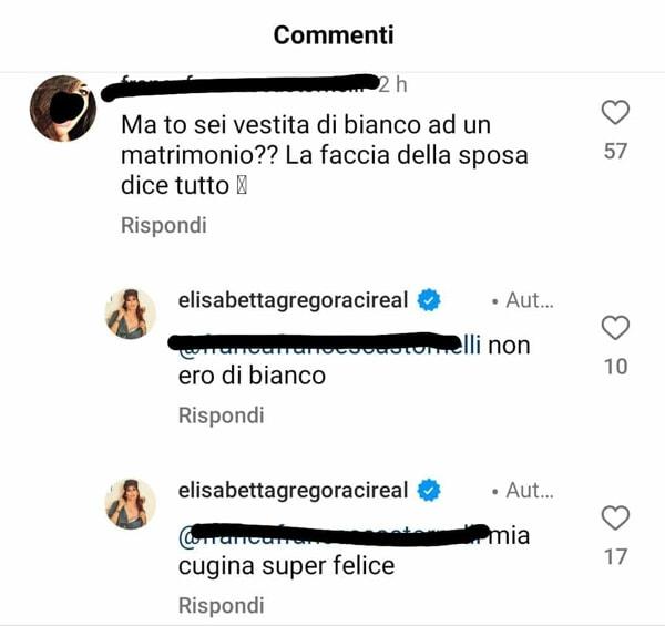 Il commento e la risposta sull'abito-2