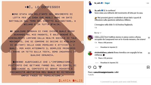 Il post di Ilaria Salis