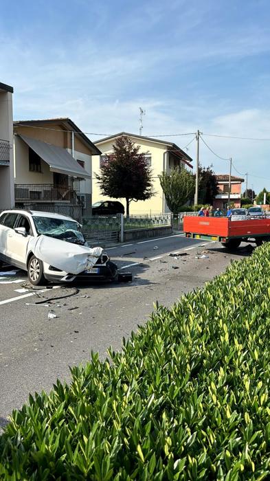 Lo schianto avvenuto a Mareno di Piave