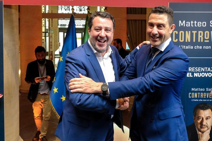 roberto vannacci matteo salvini lapresse