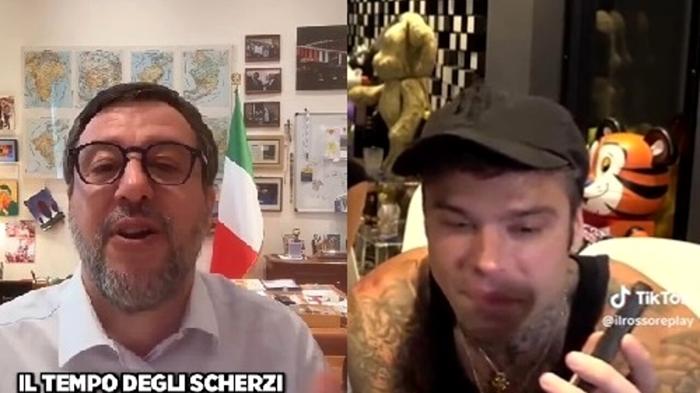 Salvini e il telefonata scherzosa di Fedez: la reazione inaspettata