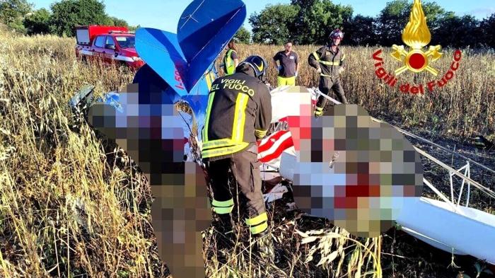 Tragico incidente aereo in provincia di Perugia