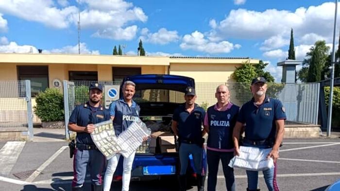 Elettricista di Roma arrestato con 77 chili di hashish