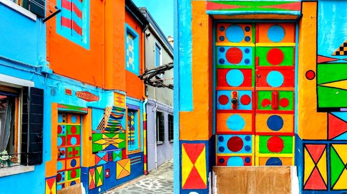 La Casa Colorata di Bepi delle Caramelle a Burano