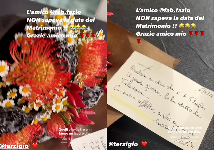 Foto da storie Instagram di Simona Ventura