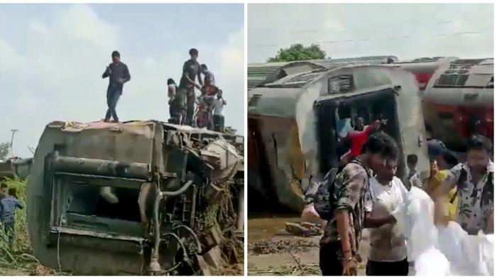 Grave incidente ferroviario in India: deraglia il treno Chandigarh-Dibrugarh Express