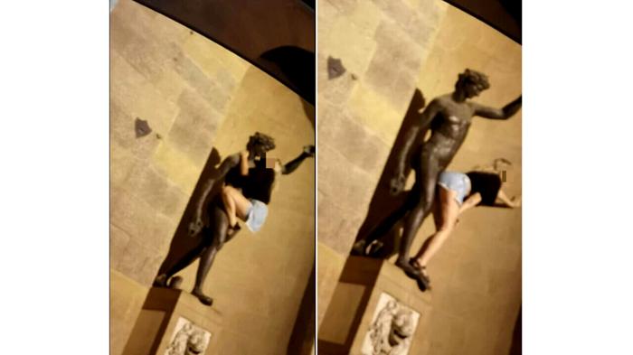 Turista a Firenze mimando atto sessuale su statua: polemiche e riflessioni