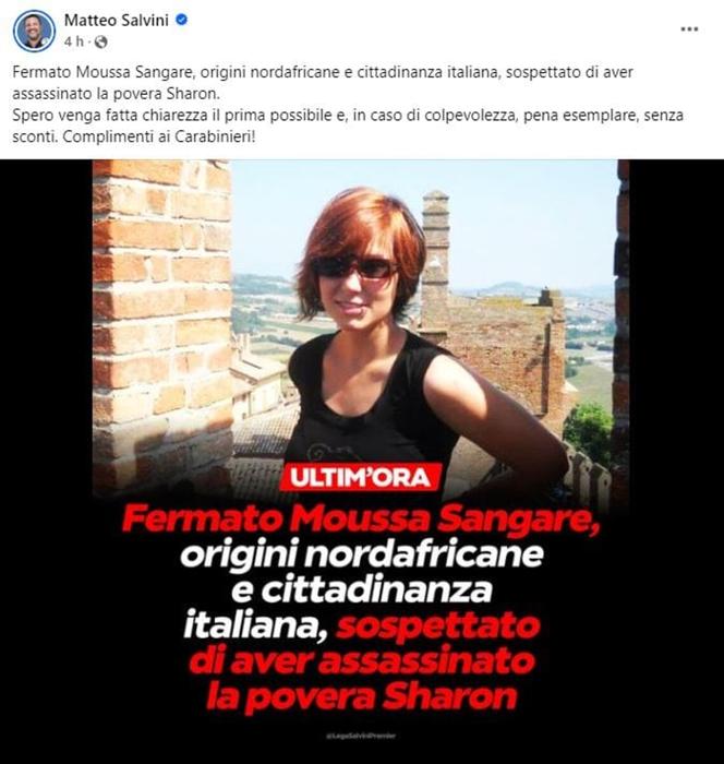 Il post di Salvini-4