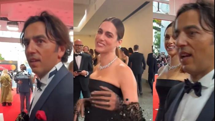 Miriam Leone incanta al Festival del Cinema di Venezia con il marito Paolo Carullo