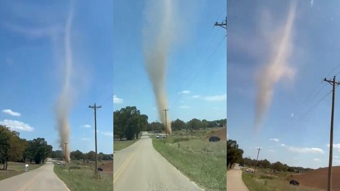 Lo spettacolare diavolo di polvere a Tennessee