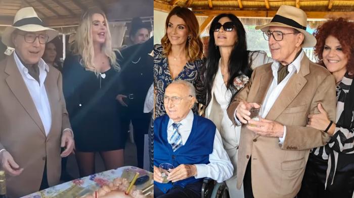 Festa di compleanno di Pier Francesco Pingitore: un’emozionante celebrazione tra amici e colleghi