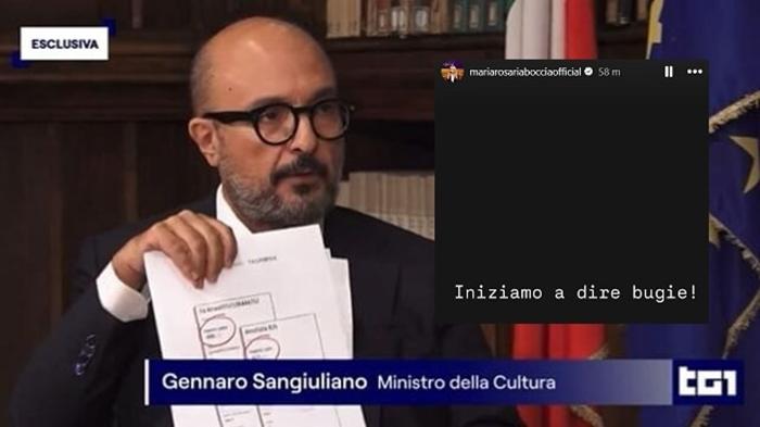 Scandalo intervista ministro Sangiuliano al Tg1