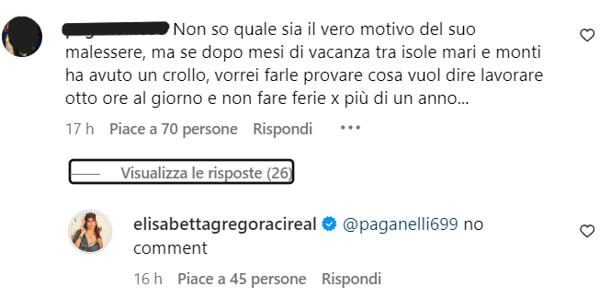 Il commento e la risposta di Elisabetta Gregoraci-3