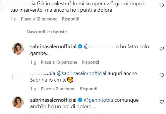 I commenti di Sabrina Salerno 2