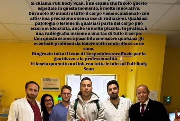 Il full body scan all’ospedale San Raffaele: la controversia di Sfera Ebbasta