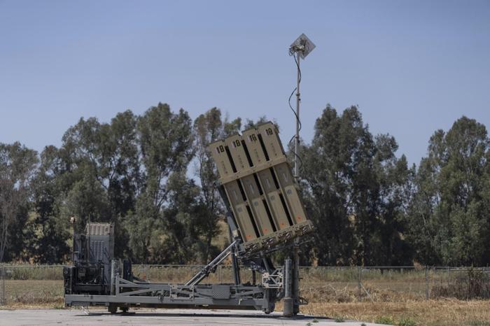 Il sistema anti-missilistico israeliano Iron Dome (LaPresse)