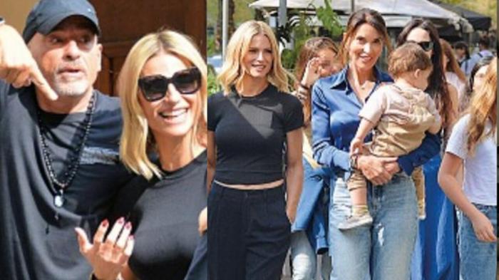 Michelle Hunziker e Eros Ramazzotti: Una Domenica in Famiglia a Milano