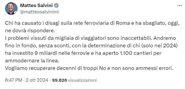 salvini su X