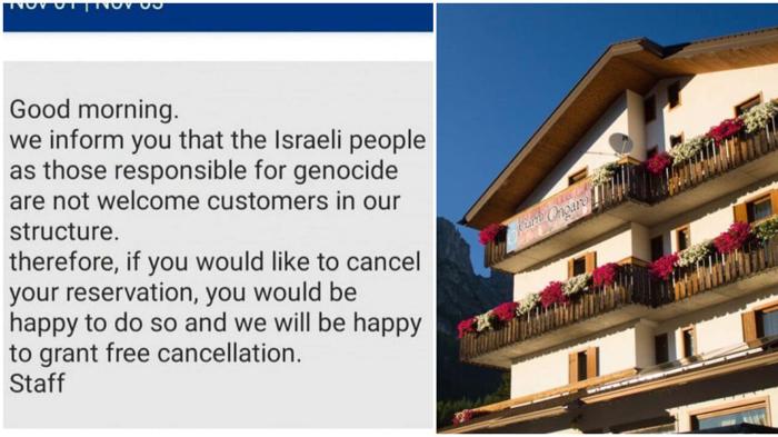 Scandalo Hotel Garni Ongaro: Rifiuto Turisti Israeliani